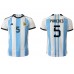 Argentinië Leandro Paredes #5 Voetbalkleding Thuisshirt WK 2022 Korte Mouwen